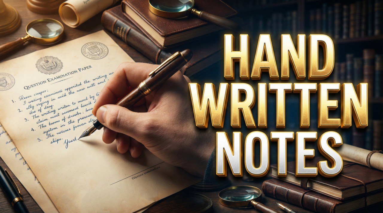 Hand Written Notes